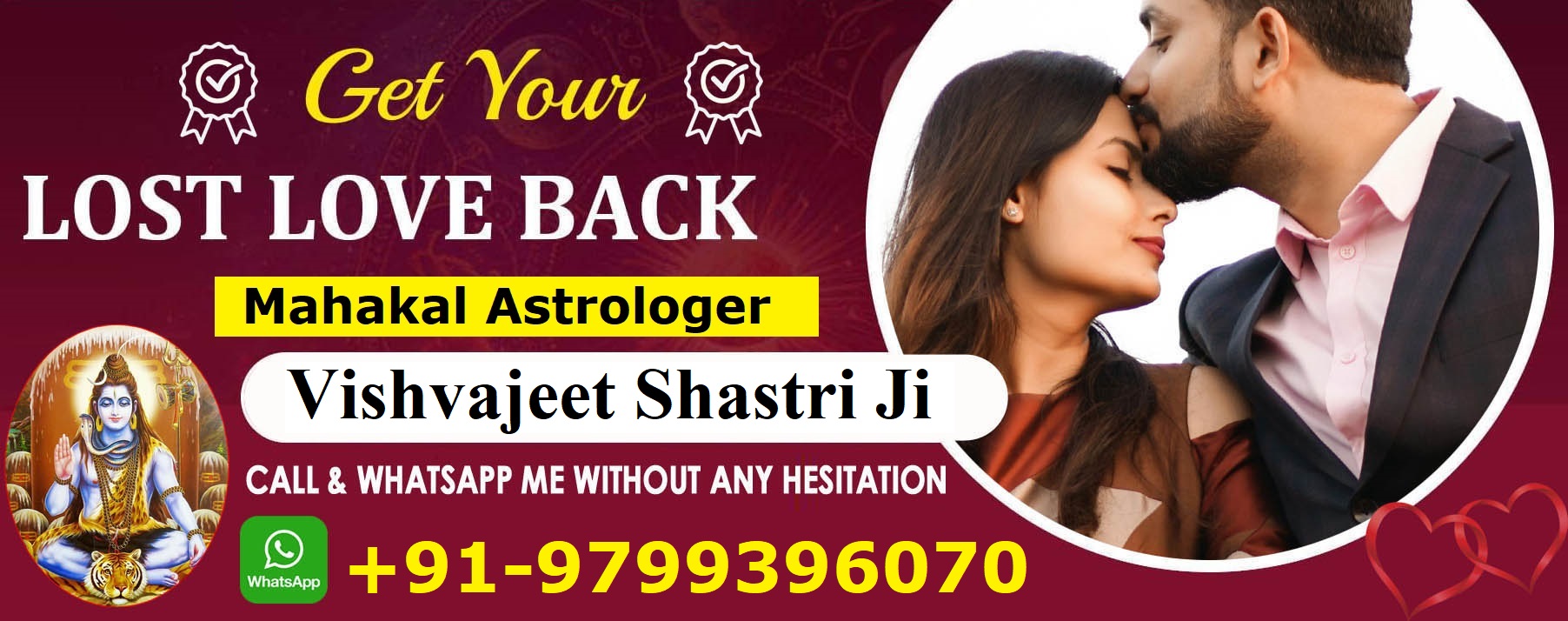 Mahakal Astrologer Vishvajeet Shastri Ji +91-9799396070